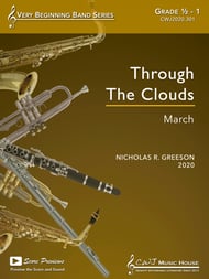 Through the Clouds Concert Band sheet music cover Thumbnail